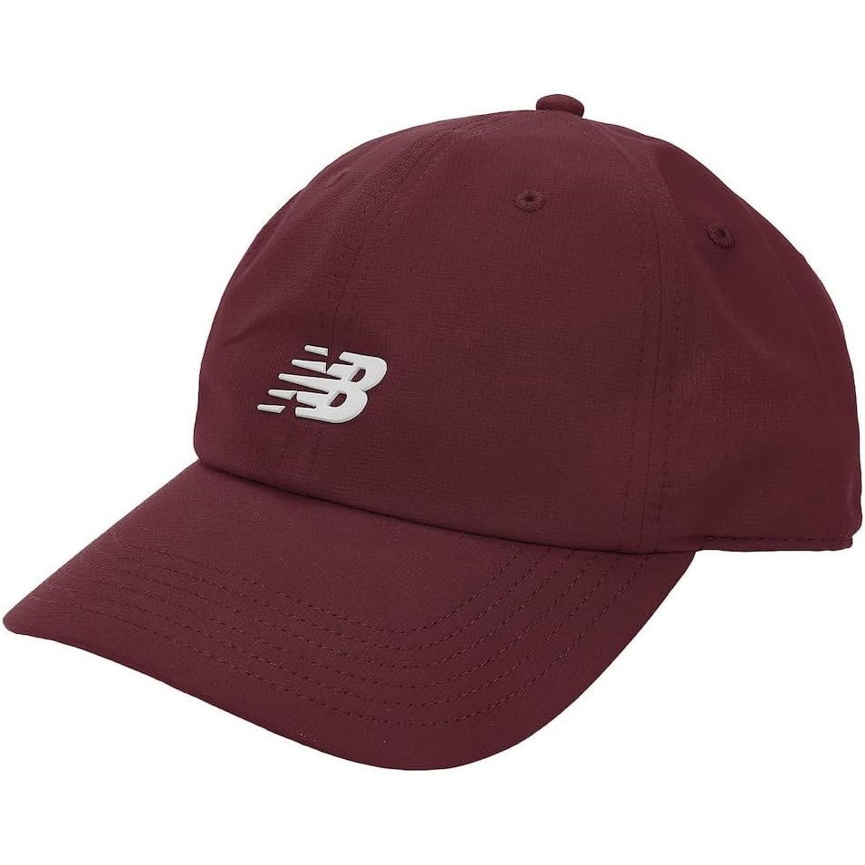 image:imageNew Balance Adult Unisex 6 Panel Lightweight Adustable Performance Workout Gym Running HatMaroon