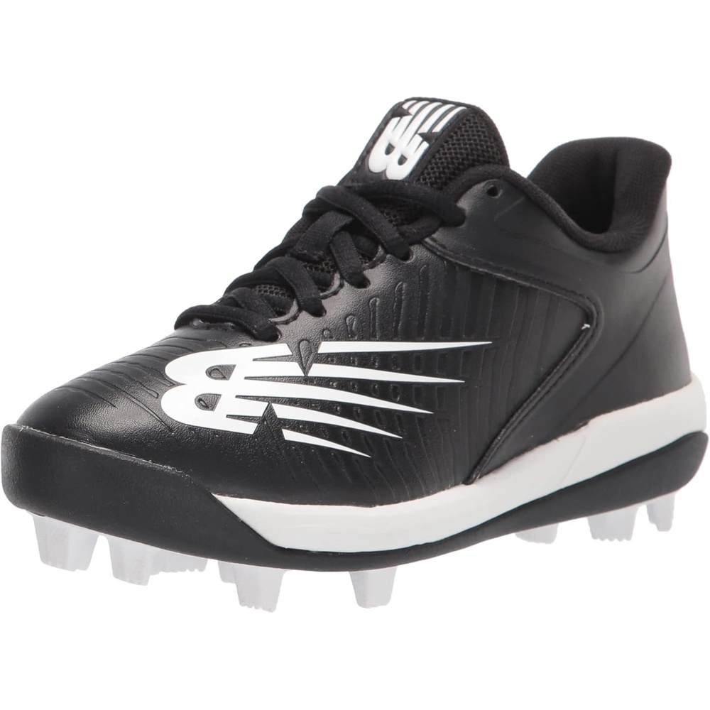 image:imageNew Balance Kids 4040 V6 Molded Baseball ShoeBlackWhite
