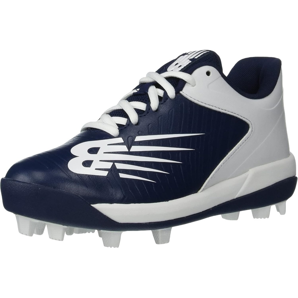image:imageNew Balance Kids 4040 V6 Molded Baseball ShoeNavyWhite
