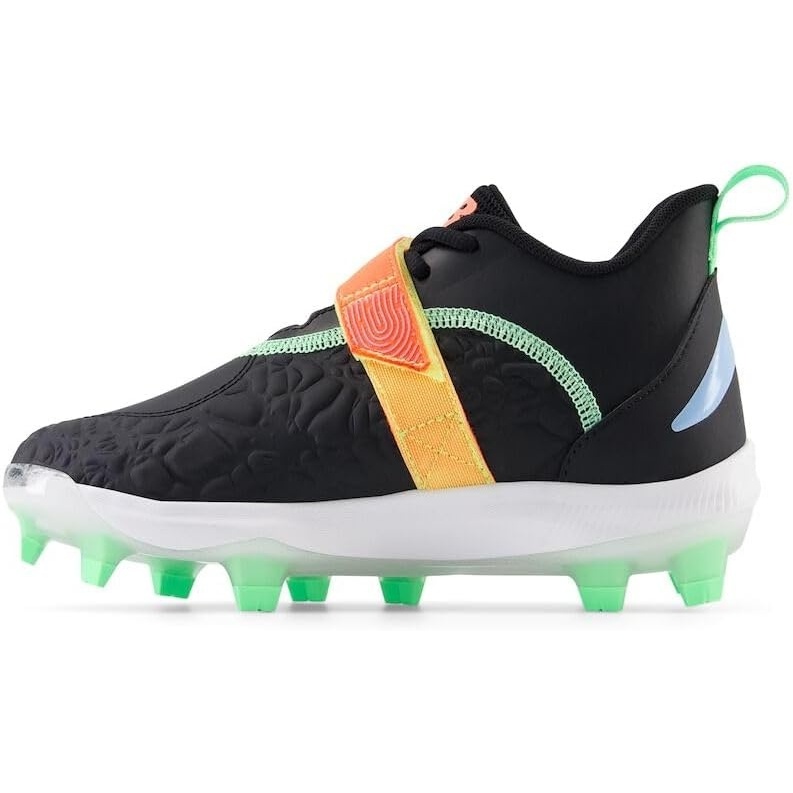 image:imageNew Balance Kids Lindor V2 Baseball ShoesBlackNeon Dragonfly