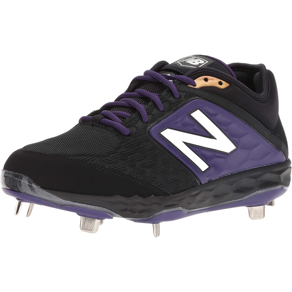 image:imageNew Balance Mens 3000 V4 Metal Baseball ShoeBlack Purple