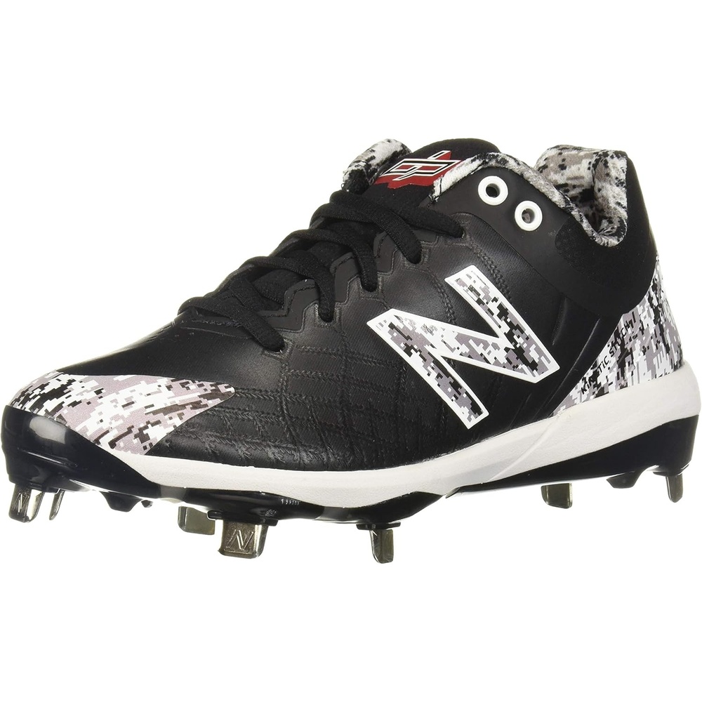 image:imageNew Balance Mens 4040 V5 Metal Baseball ShoePedroia CamoBlack
