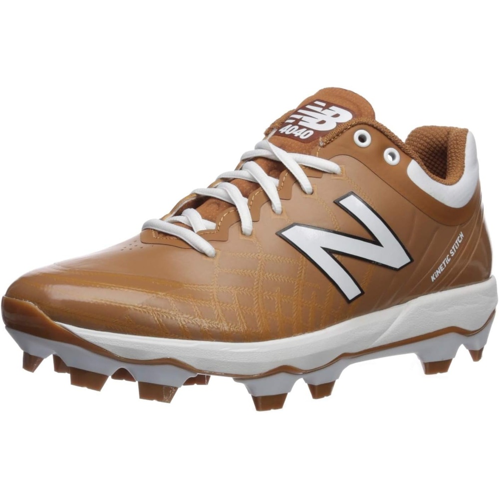 image:imageNew Balance Mens 4040 V5 TPU MoldedBaseball ShoeTexas Orange