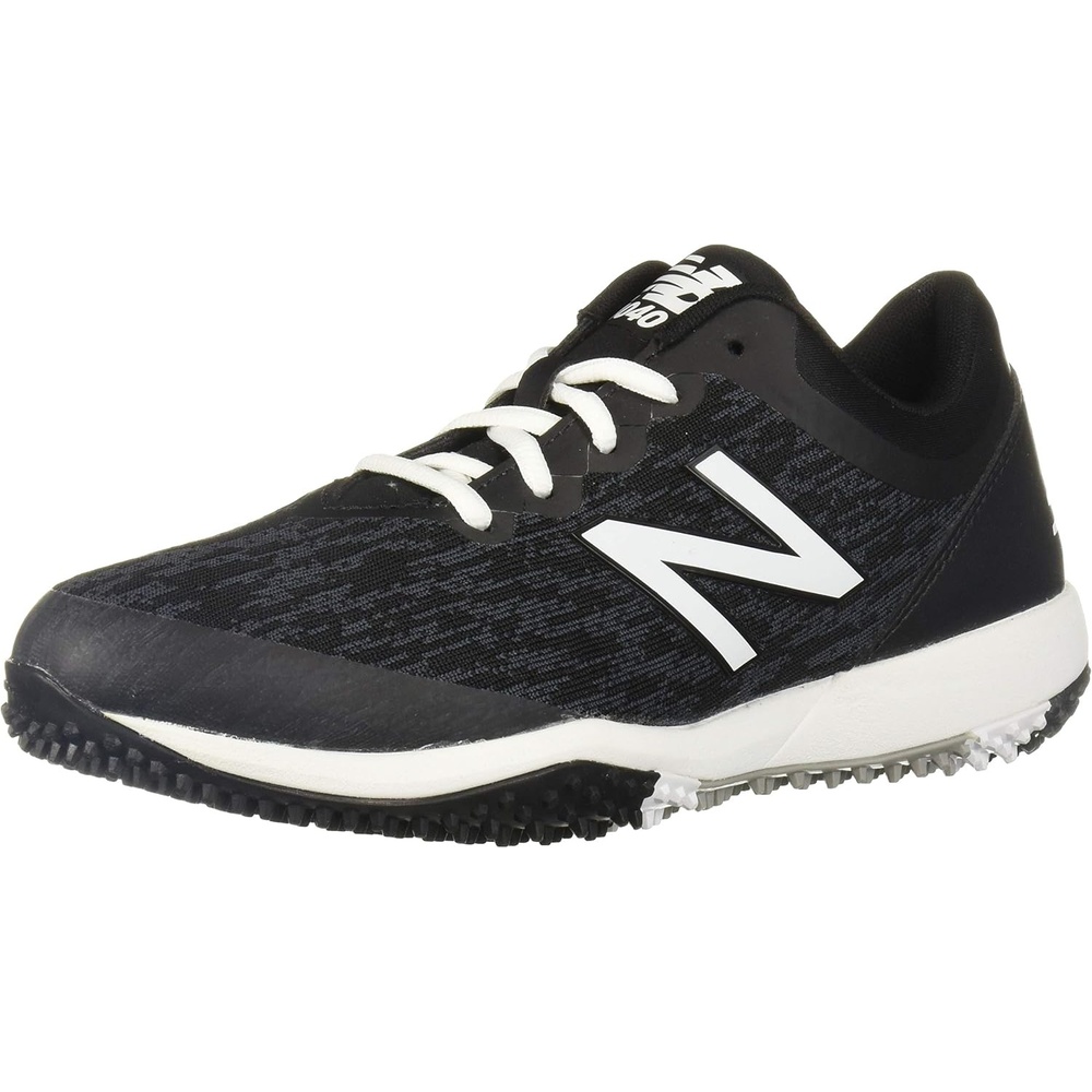 image:imageNew Balance Mens 4040 V5 Turf Baseball ShoeBlackWhite