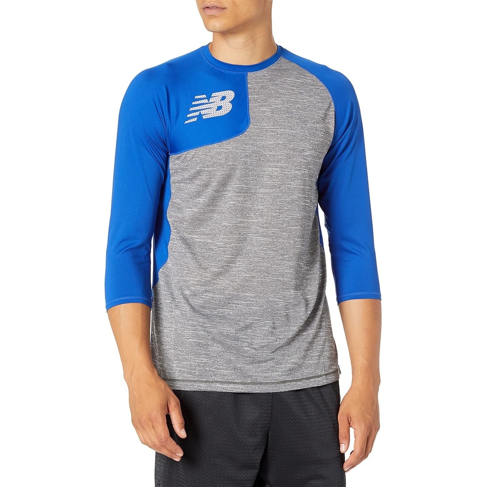 image:imageNew Balance Mens Baseball Assymetric Right 34 SleeveTeam Royal