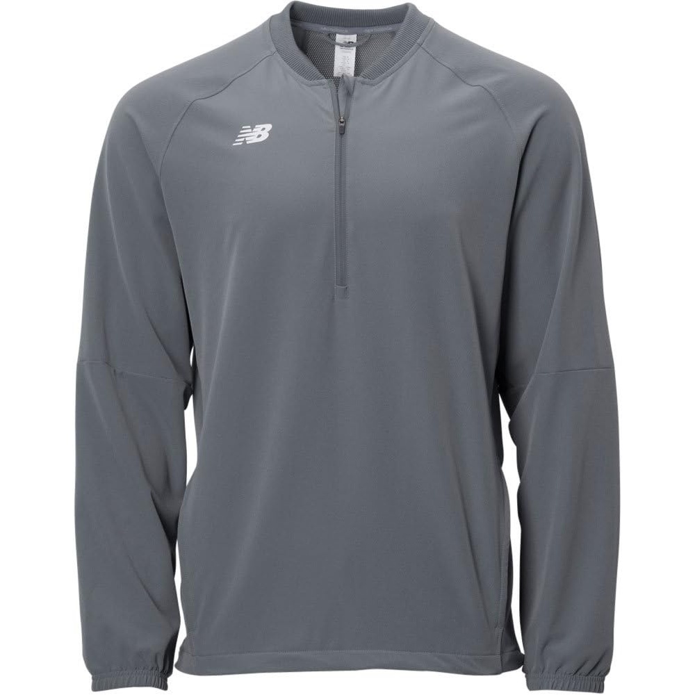 image:imageNew Balance Mens Baseball Long Sleeve Batting JacketGunmetal