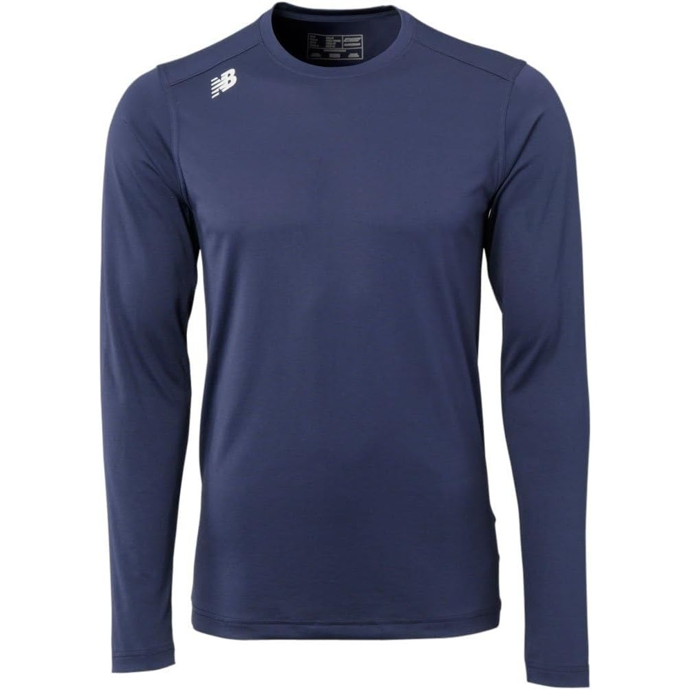 image:imageNew Balance Mens Baseball Tech Long SleeveDark Heather