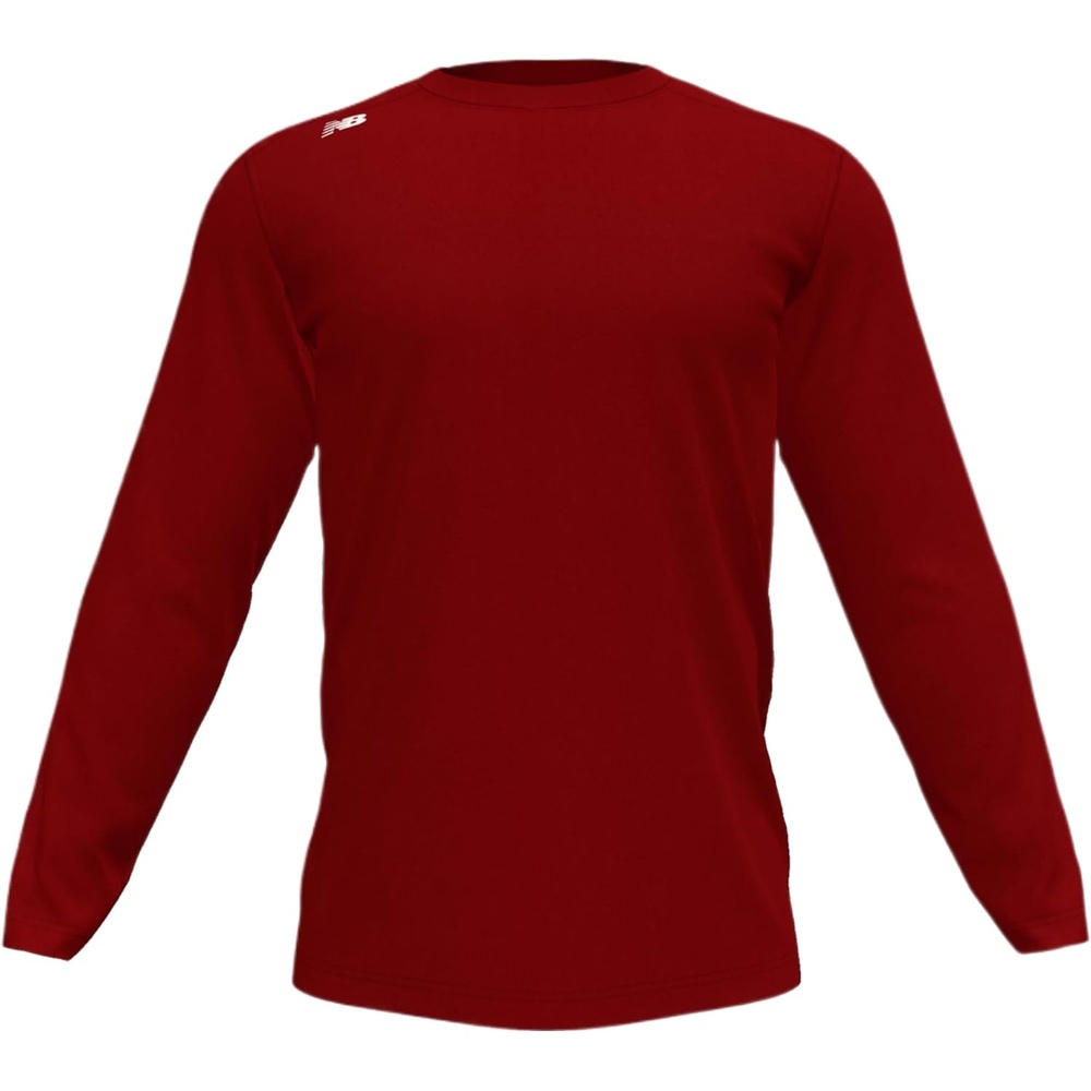 image:imageNew Balance Mens Baseball Tech Long SleeveMercury Red
