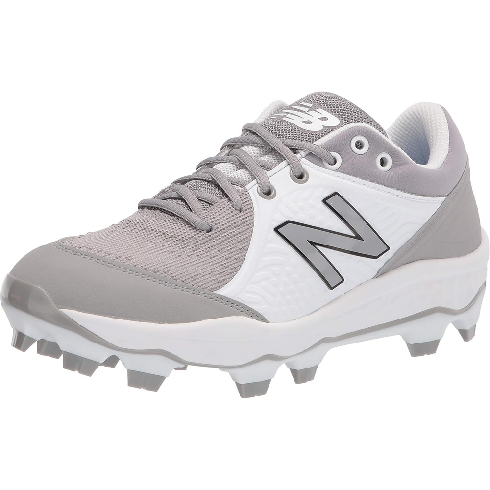 image:imageNew Balance Mens Fresh Foam 3000 V5 Metal Baseball ShoeGreyWhite