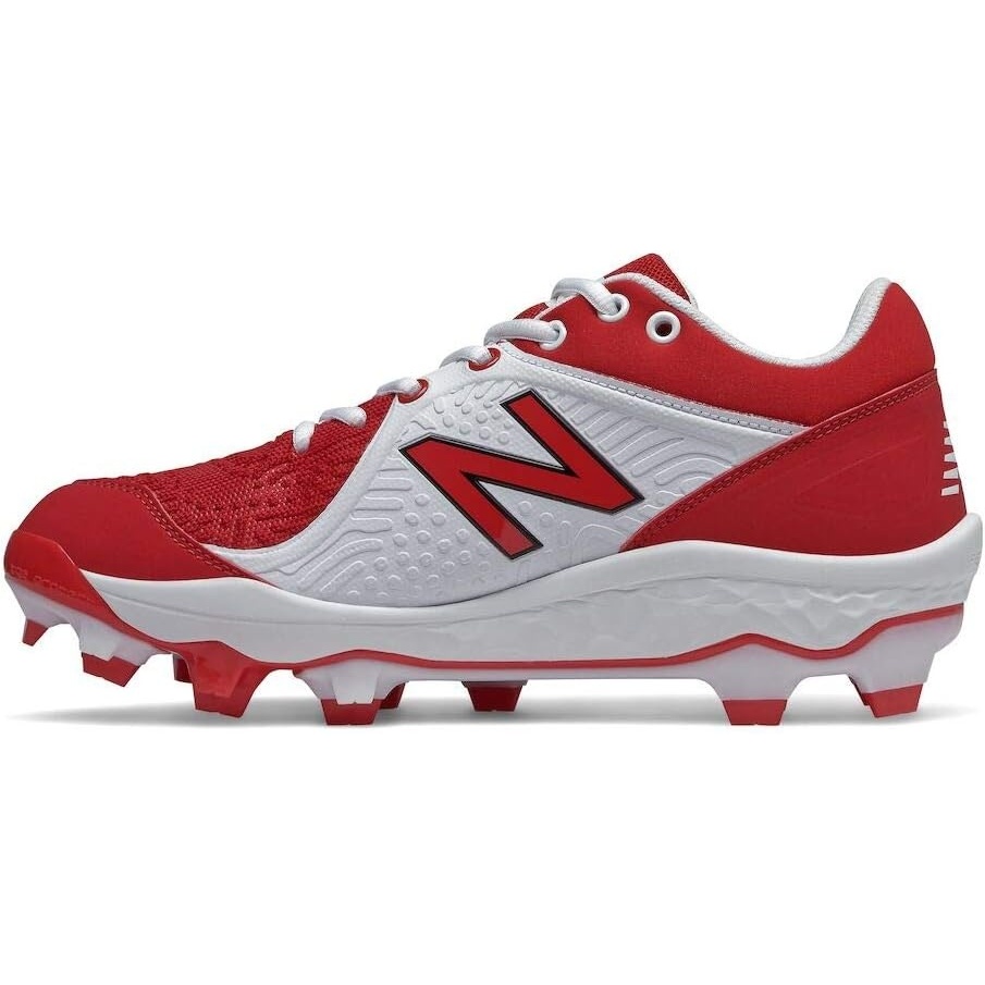 image:imageNew Balance Mens Fresh Foam 3000 V5 Metal Baseball ShoeRedWhite