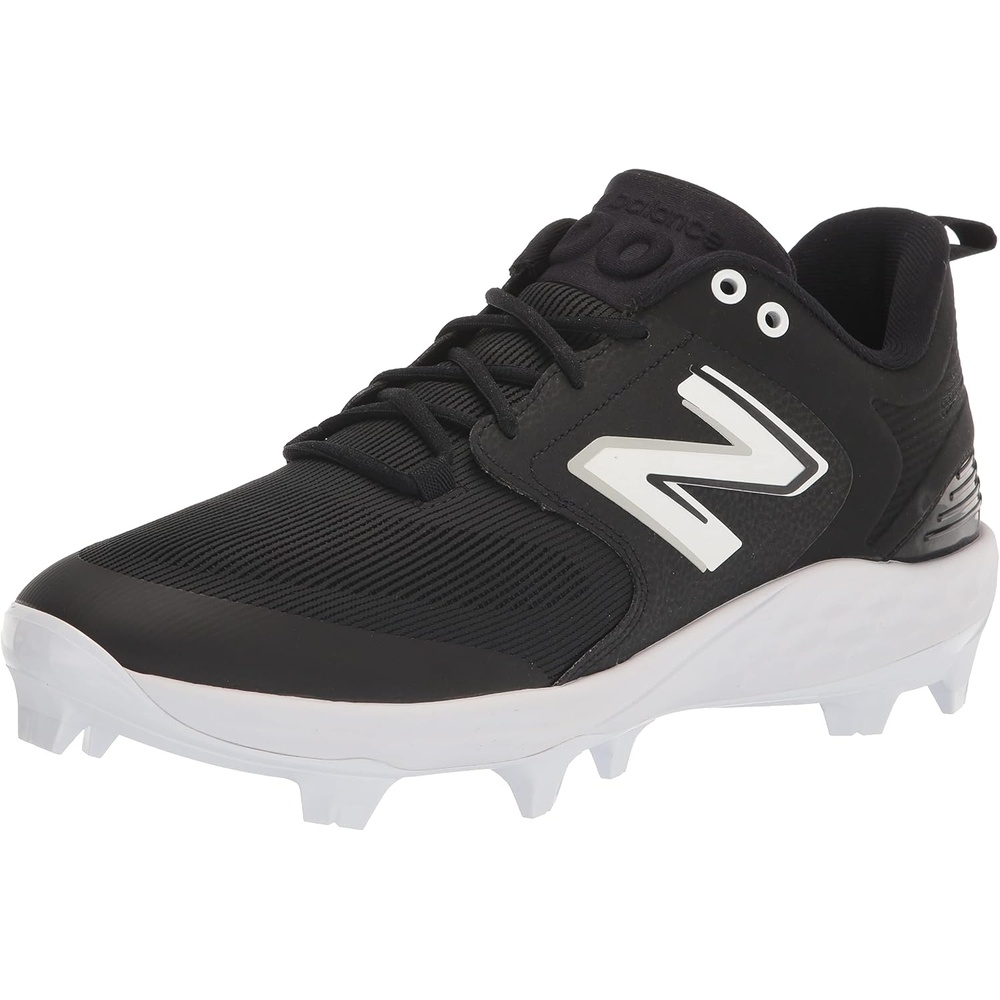image:imageNew Balance Mens Fresh Foam 3000 V6 Molded Baseball ShoesBlackWhite