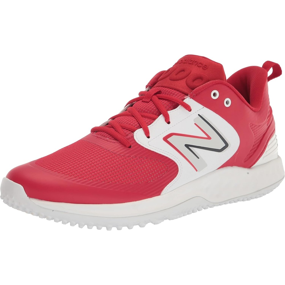 image:imageNew Balance Mens Fresh Foam 3000 V6 TurfTrainer ShoesRedWhite
