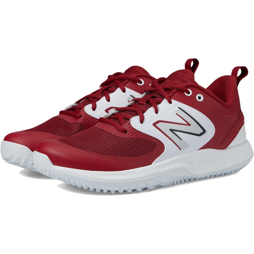 image:imageNew Balance Mens Fresh Foam 3000 V6 TurfTrainer ShoesTeam CrimsonWhite