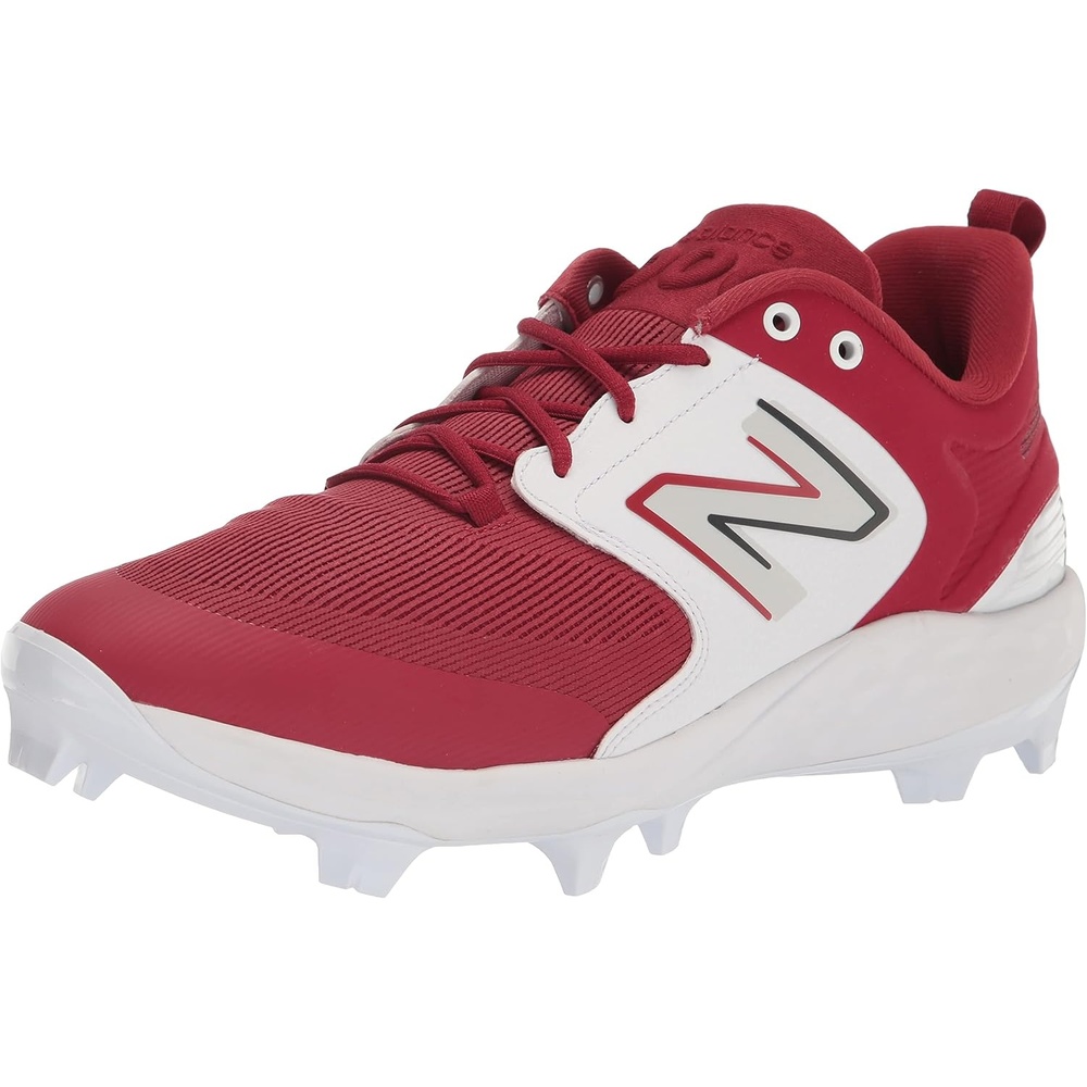 image:imageNew Balance Mens Fresh Foam 3000 V7 Molded Baseball ShoeTeam CrimsonWhite
