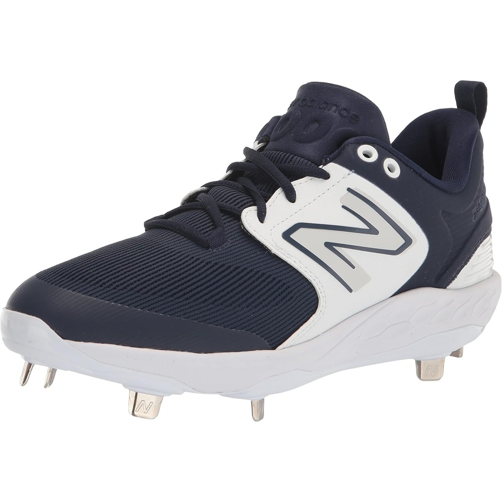 image:imageNew Balance Mens Fresh Foam X 3000 V6 Metal Baseball ShoesNavyWhite