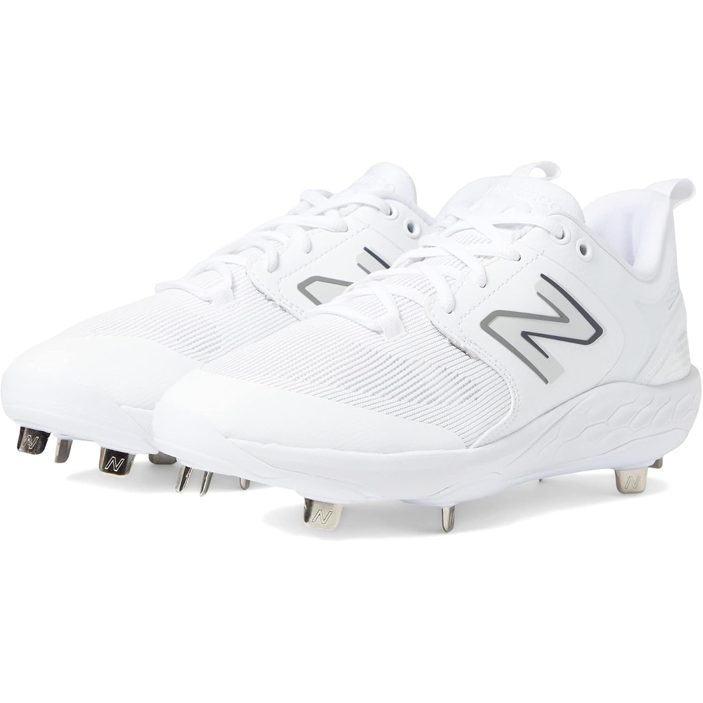 image:imageNew Balance Mens Fresh Foam X 3000 V6 Metal Baseball ShoesWhiteBlack