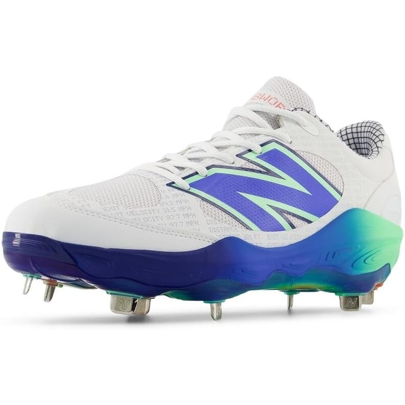image:imageNew Balance Mens Fresh Foam X 3000 V7WhiteElectric JadeBright Lapis