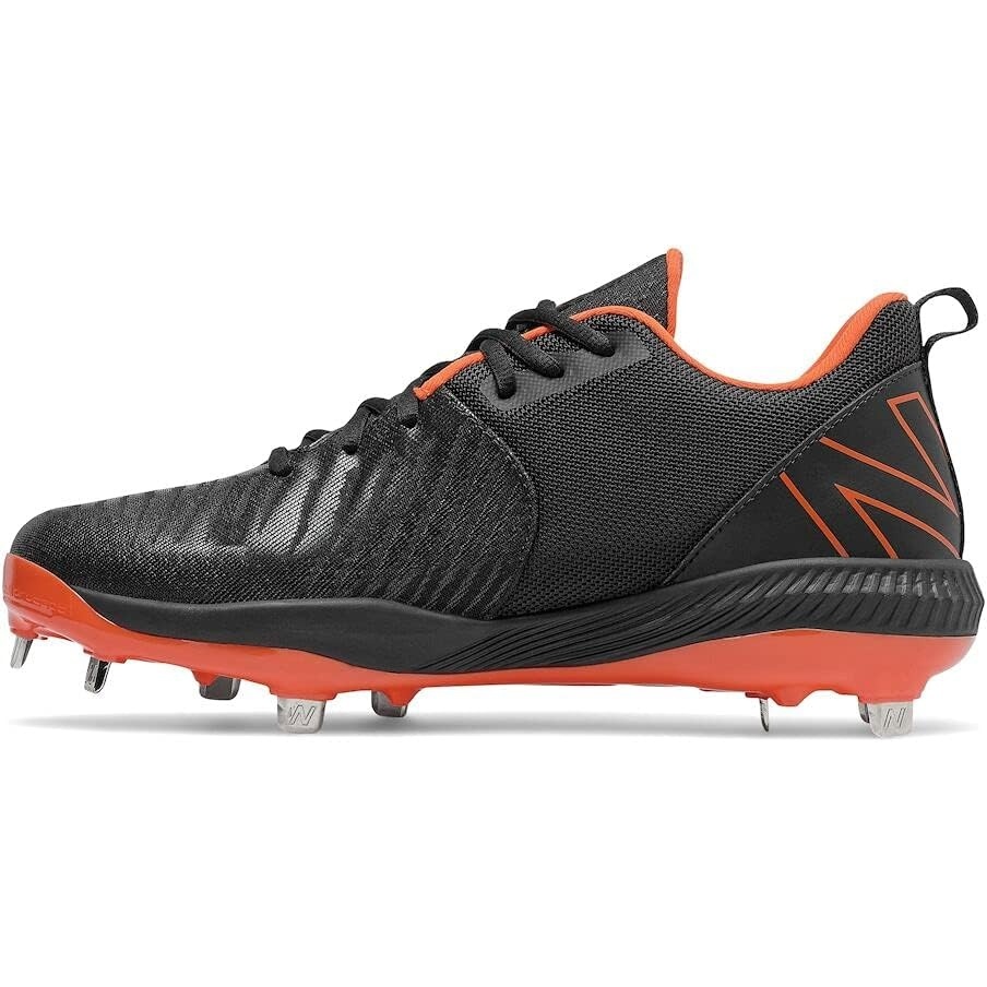 image:imageNew Balance Mens FuelCell 4040 V6 Metal Baseball ShoesBlackOrange
