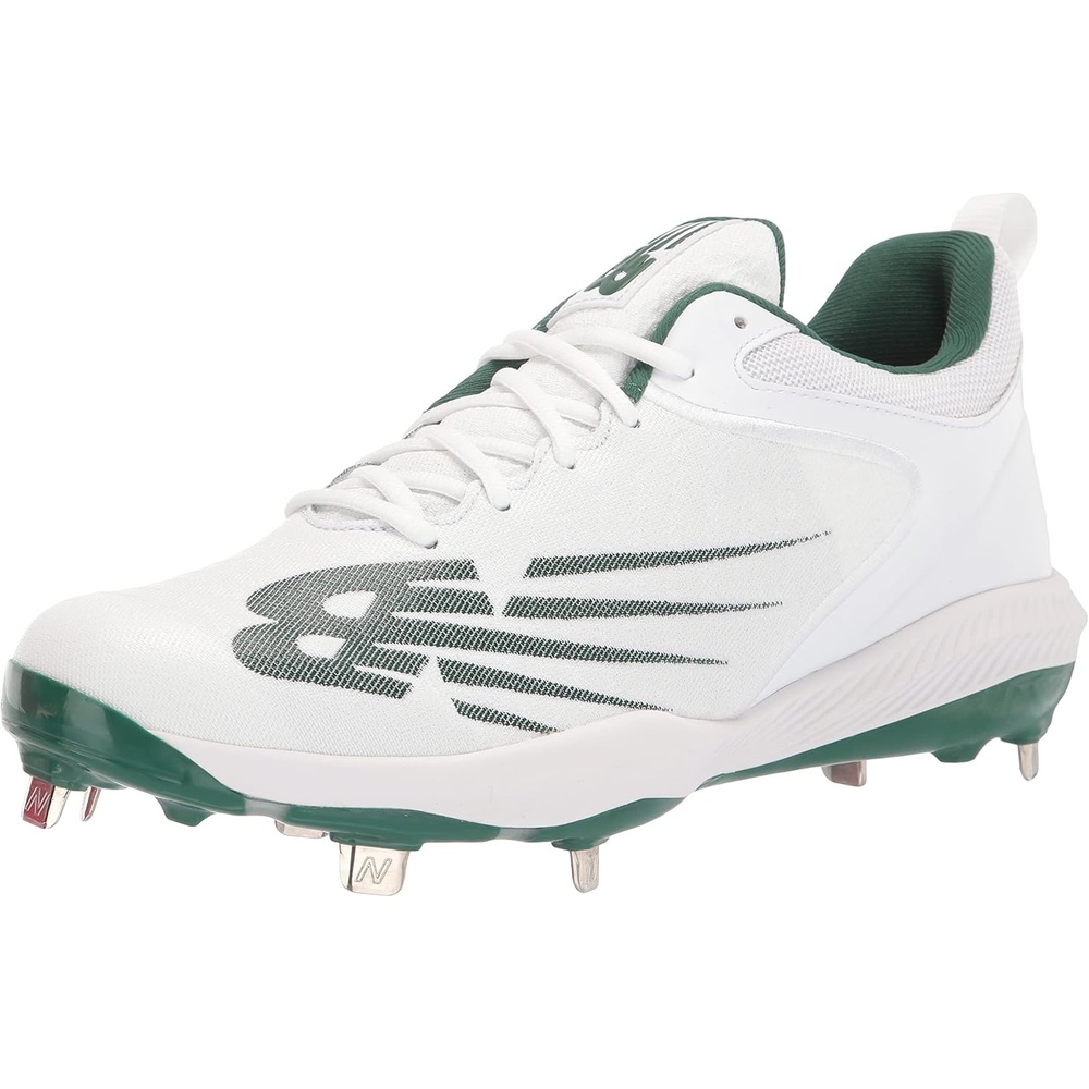 image:imageNew Balance Mens FuelCell 4040 V6 Metal Baseball ShoesTeam Forest GreenWhite