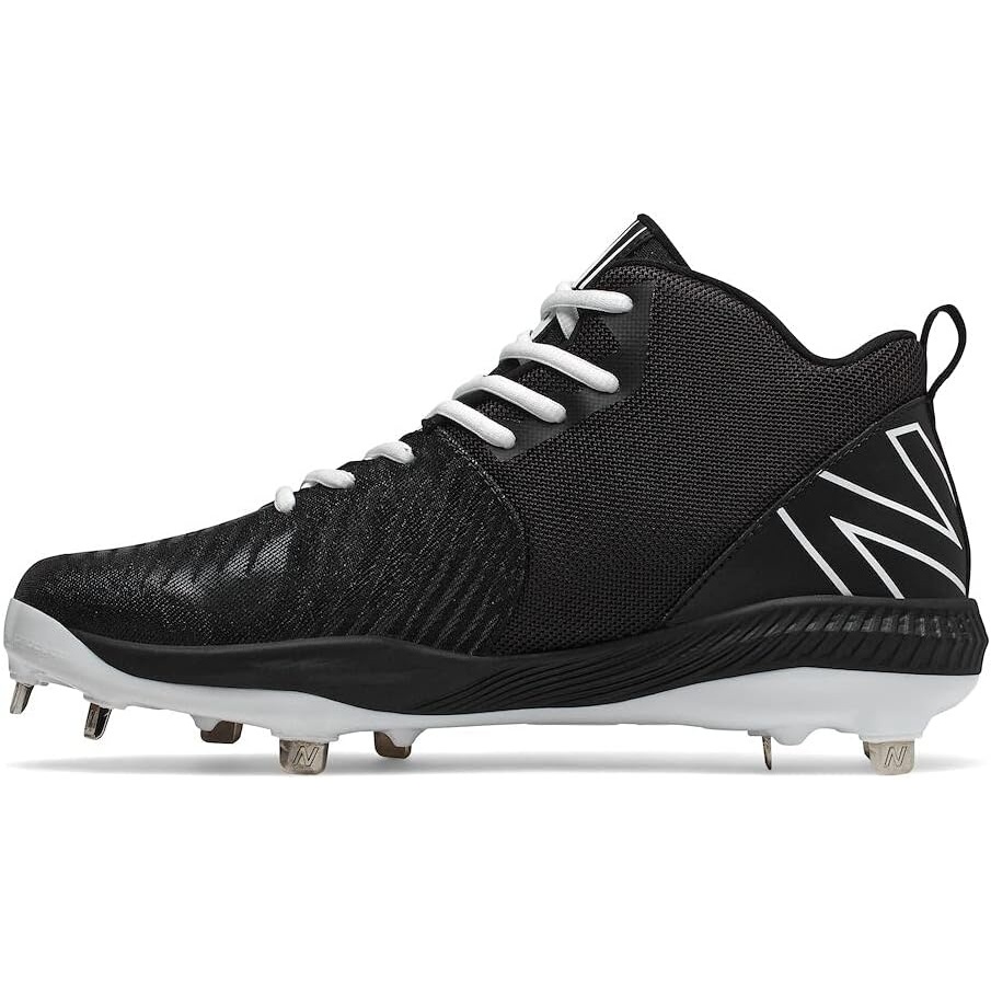 image:imageNew Balance Mens FuelCell 4040 V6 MidMetal Baseball ShoesBlackWhite