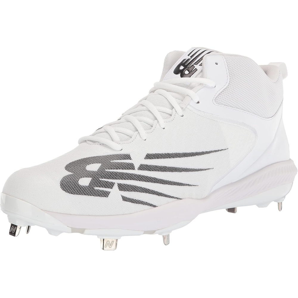 image:imageNew Balance Mens FuelCell 4040 V6 MidMetal Baseball ShoesWhiteBlack