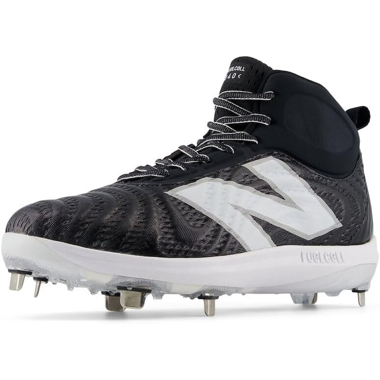 image:imageNew Balance Mens FuelCell 4040 V7 MidMetalBlackOptic White