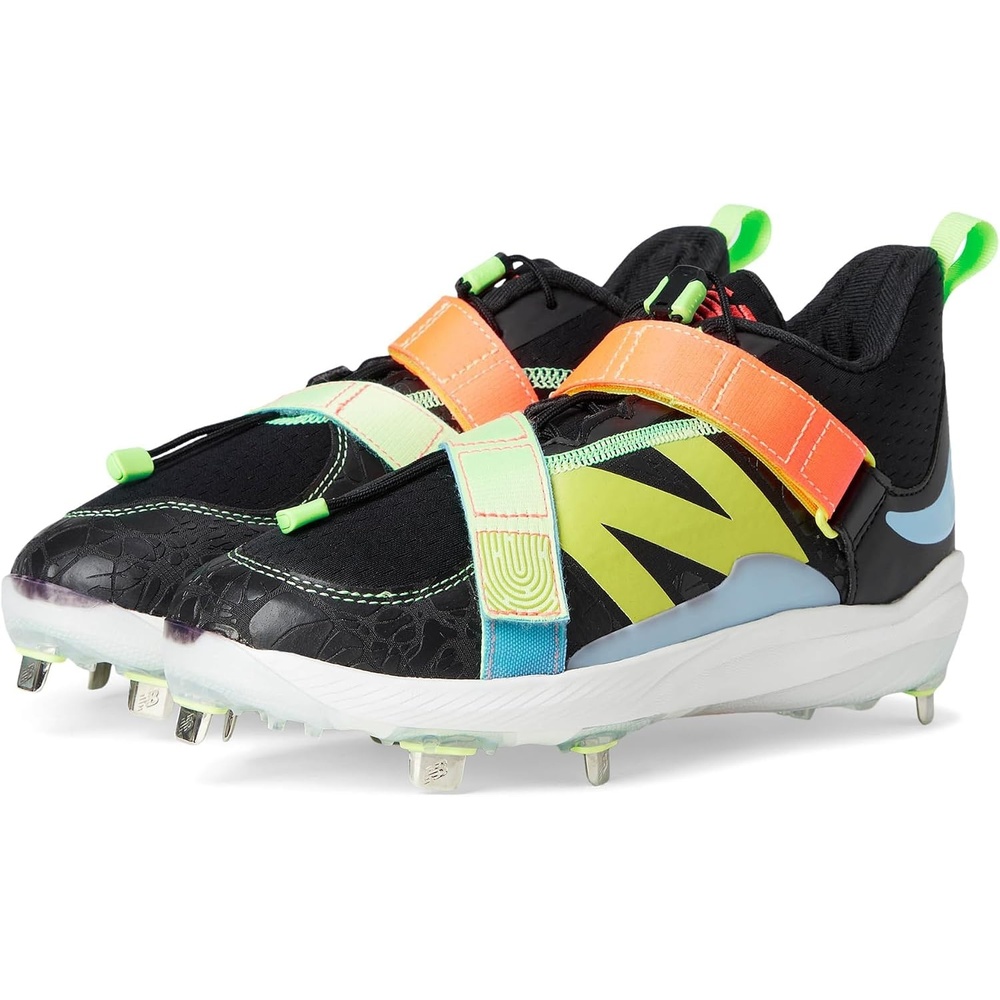 image:imageNew Balance Mens FuelCell Lindor V2 Metal Baseball ShoesBlackNeon Dragonfly