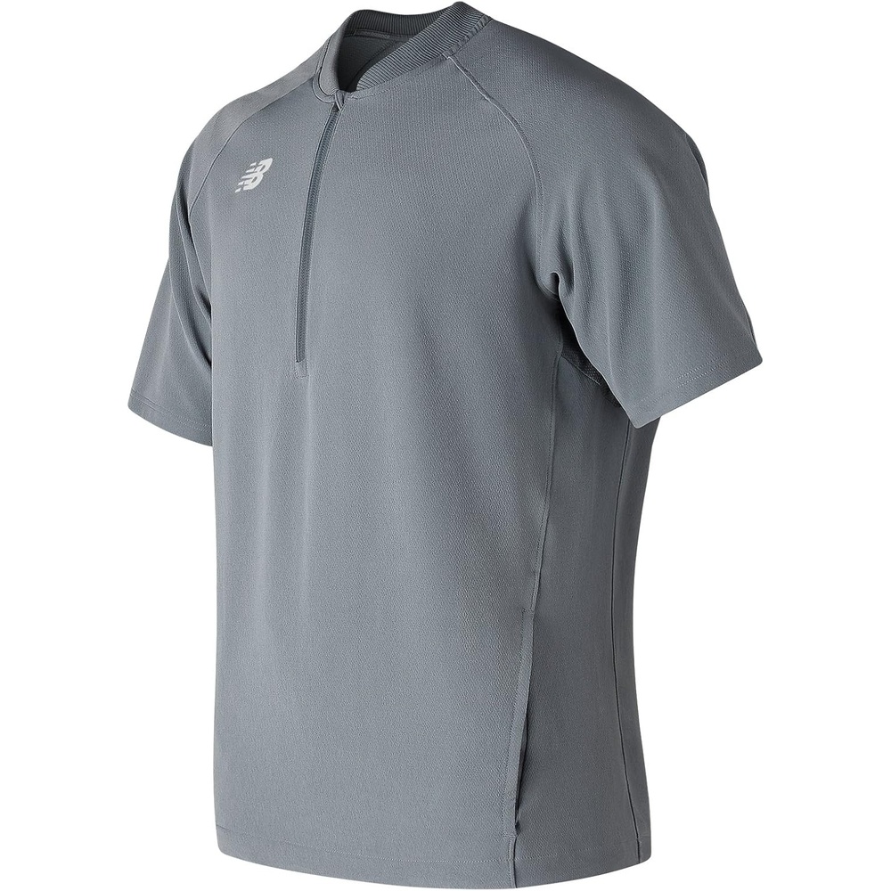 image:imageNew Balance Mens Short Sleeve 3000 Batting JacketGunmetal