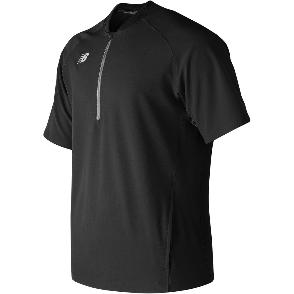 image:imageNew Balance Mens Short Sleeve 3000 Batting JacketTeam Black