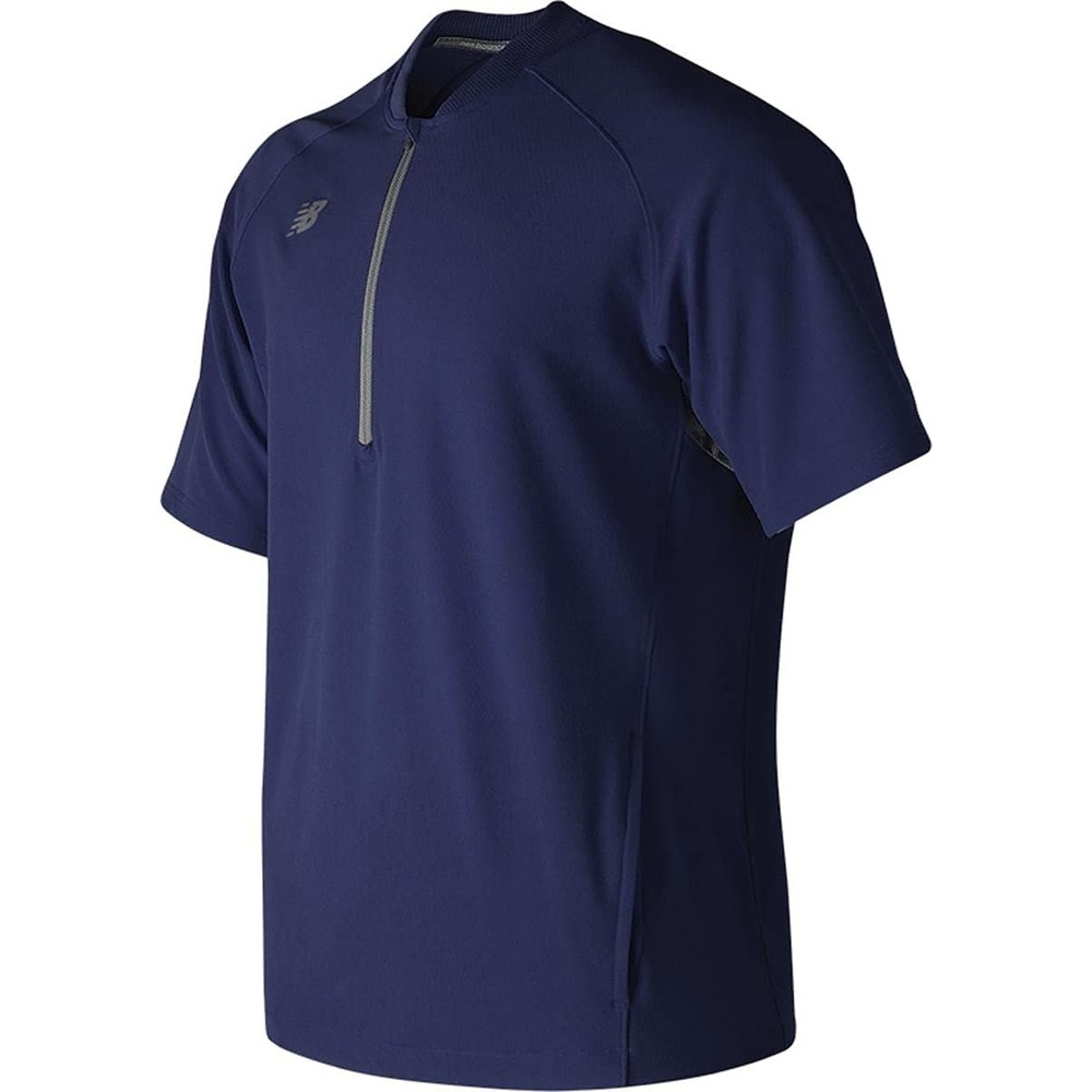 image:imageNew Balance Mens Short Sleeve 3000 Batting JacketTeam Navy