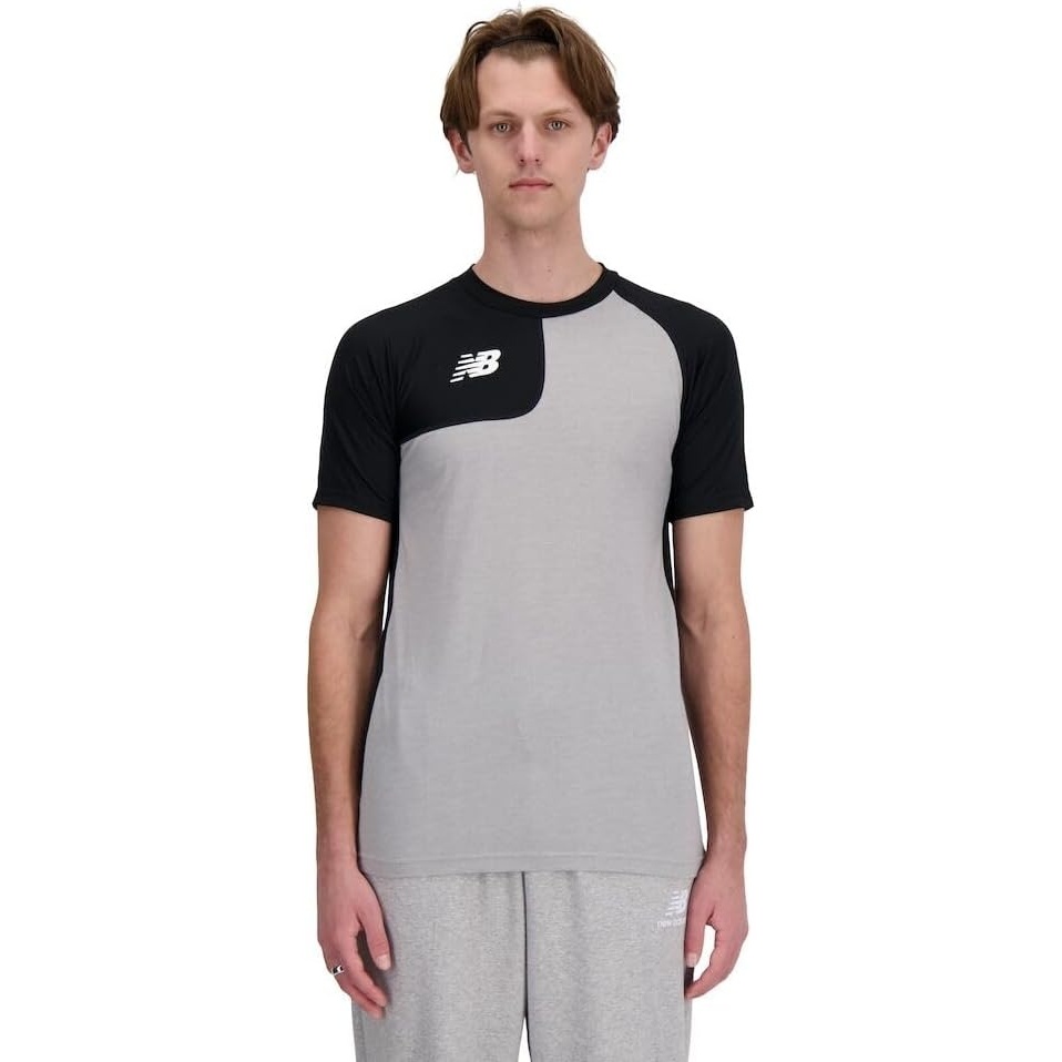 image:imageNew Balance Mens Ss Asym Baseball Top RightBlack