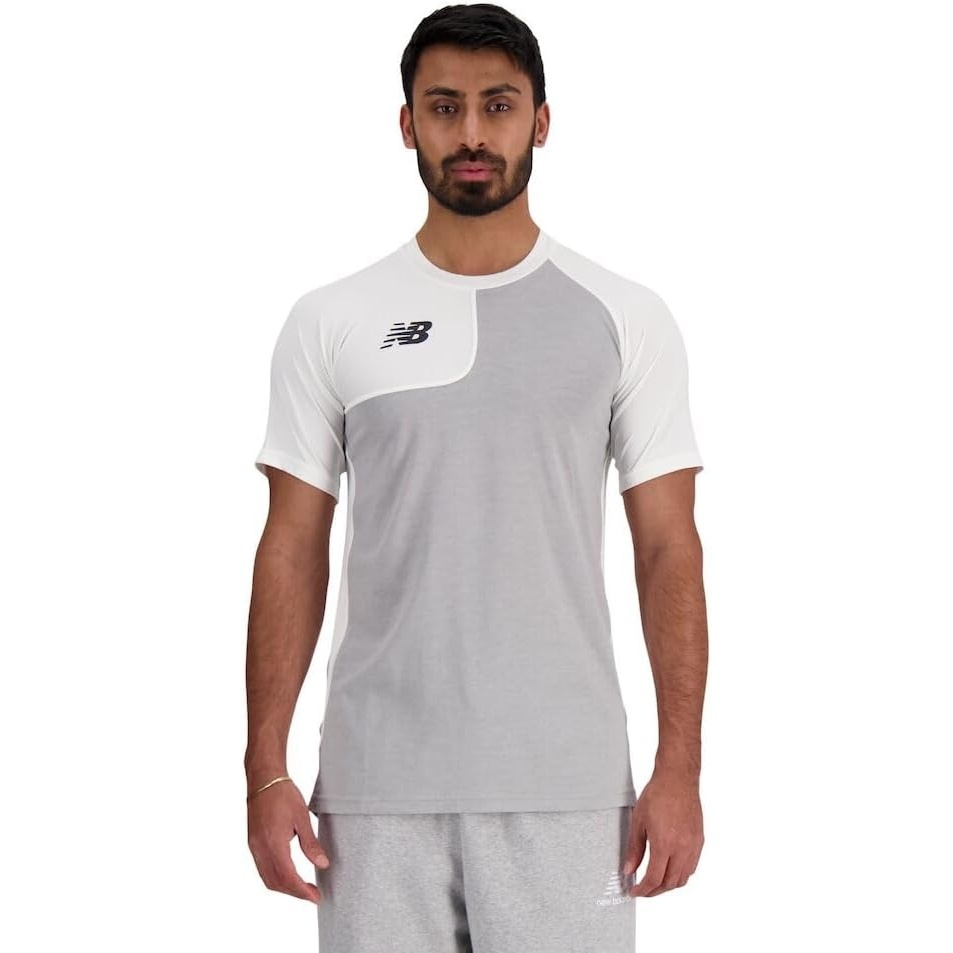 image:imageNew Balance Mens Ss Asym Baseball Top RightWhite