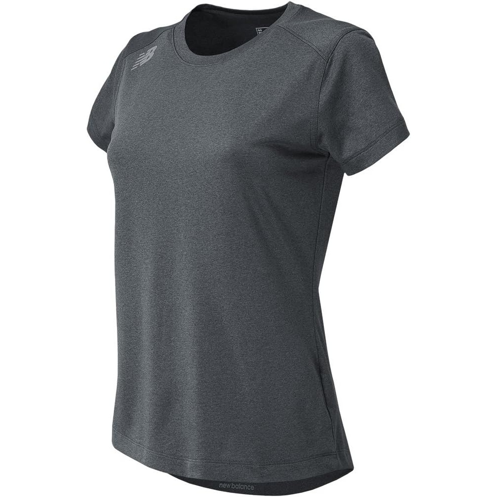image:imageNew Balance Womens Baseball Nb Tech Short SleeveDark Heather