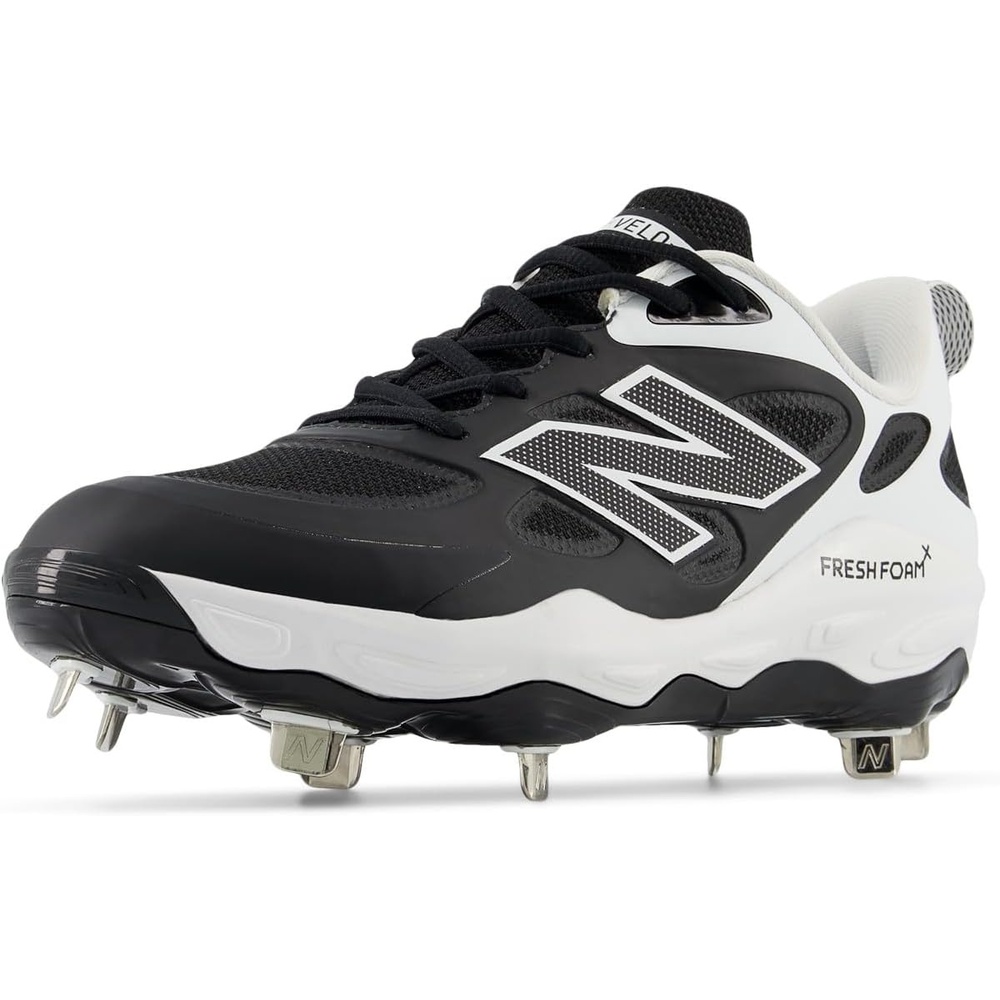 image:imageNew Balance Womens Fresh Foam X Velo V4 Metal Softball ShoesBlackWhite