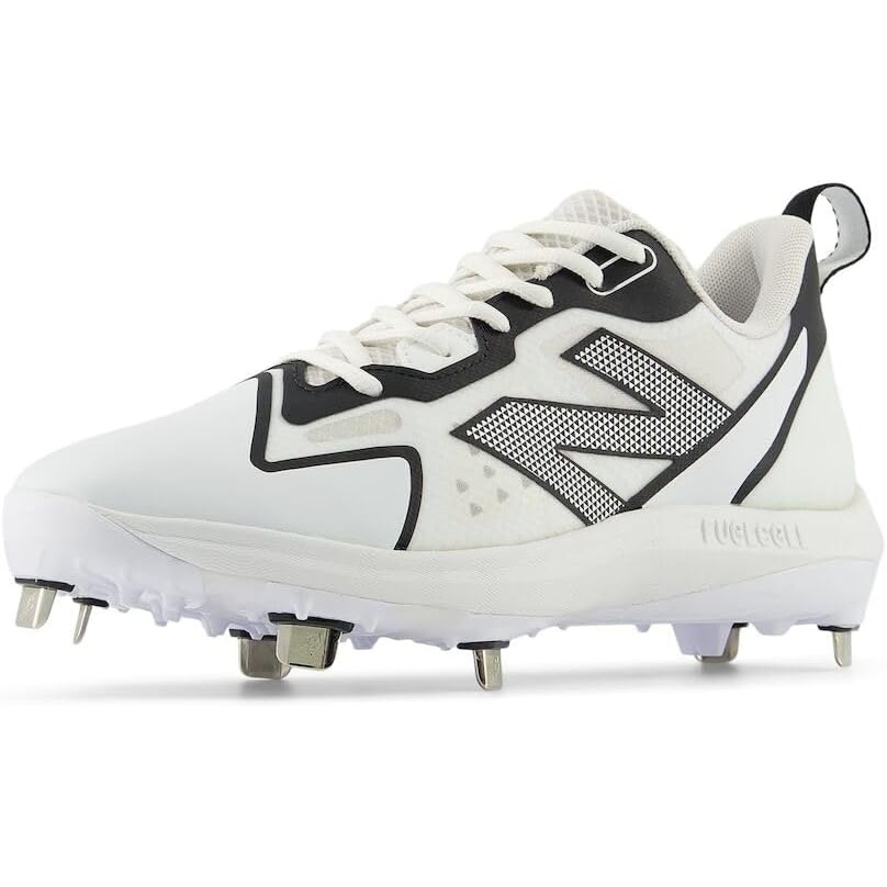 image:imageNew Balance Womens FuelCell Romero Duo V2 Metal Softball ShoeWhiteBlack