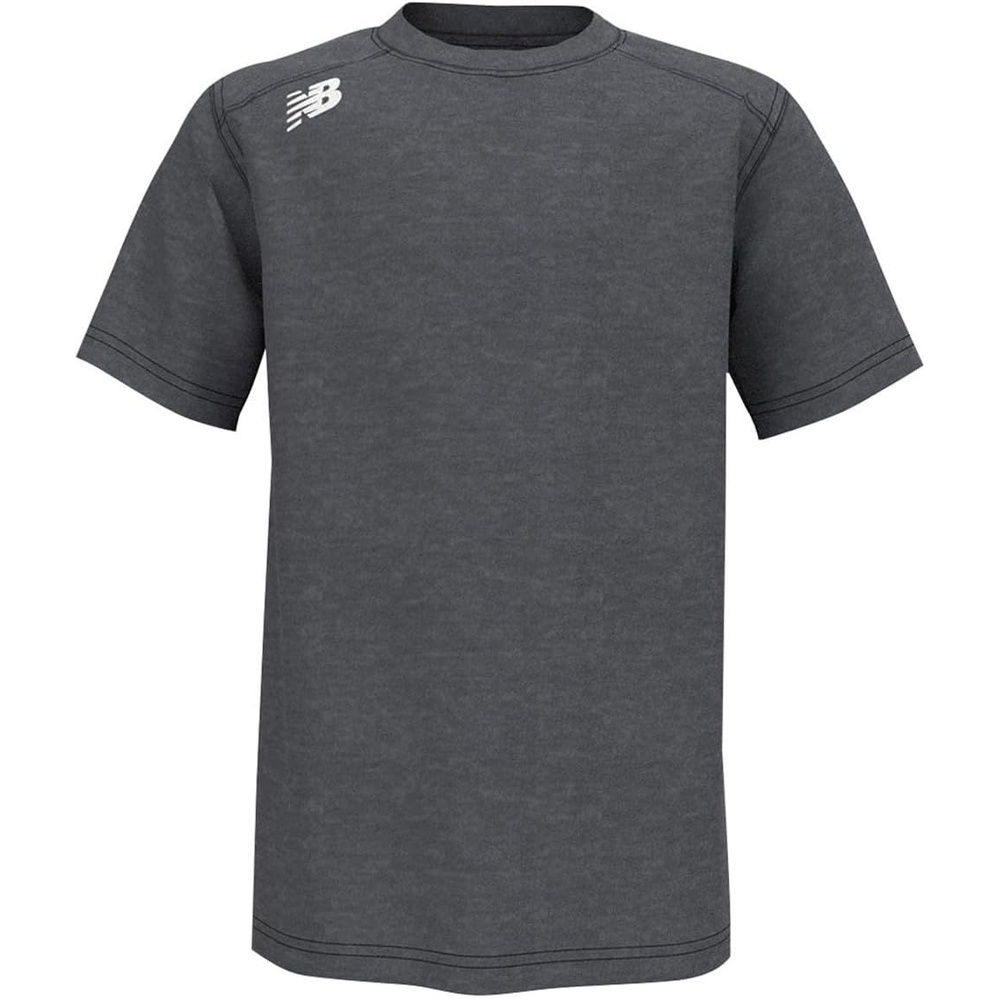 image:imageNew Balance Youth SS Tech TShirtDark Heather