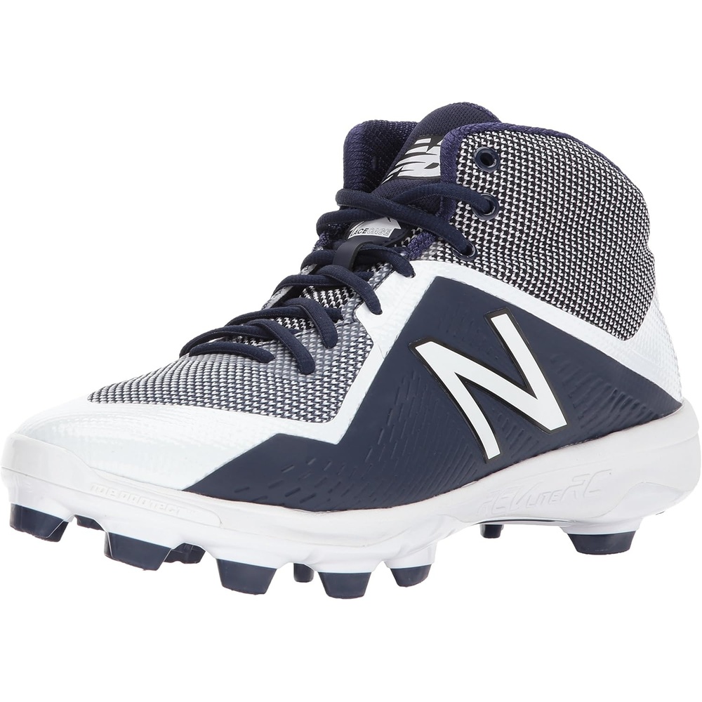 image:imageNew Balance mens 4040 V4 Tpu Molded Mid CutNavyWhite