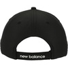 New Balance Adult Unisex 6 Panel Lightweight Adustable Performance Workout Gym Running Hat(Natural Black)