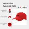 New Balance Adult Unisex 6 Panel Lightweight Adustable Performance Workout Gym Running Hat(Natural Black)