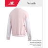 New Balance Girls 2 Piece Fleece Baseball Jacket & Jogger Sweatpants 7-12(Rose Sugar)