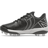 New Balance Kid’s 4040 V6 Molded Baseball Shoe(Black/White)
