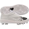 New Balance Kid’s 4040 V6 Molded Baseball Shoe(White/Black)