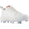 New Balance Kids’ FuelCell Romero Duo V2 TPU Molded Baseball Shoes(White/Silver Metallic)