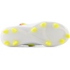 New Balance Kids’ Lindor V2 Baseball Shoes(White/Neon Dragonfly/Cosmic Pineapple)