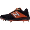 New Balance Men’s 3000 V4 Metal Baseball Shoe(Black/Orange)