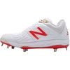 New Balance Men’s 3000 V4 Metal Baseball Shoe(White)