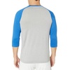 New Balance Mens 3/4 Baseball Raglan Top(Team Royal)