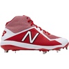 New Balance Men’s 4040 V4 Metal Baseball Shoe(Red/White)