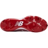 New Balance Men’s 4040 V4 Metal Baseball Shoe(Red/White)