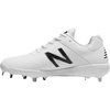 New Balance Men’s 4040 V4 Metal Baseball Shoe(Synthetic White)
